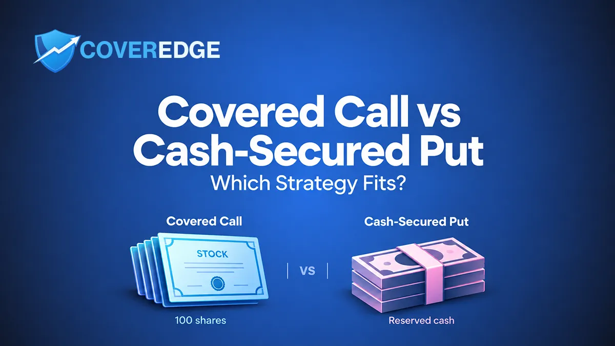 Covered Call vs Cash-Secured Put: Which Strategy Fits?