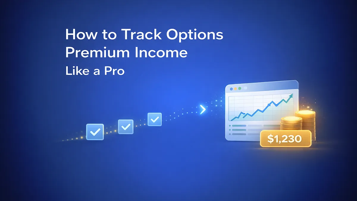 How to Track Options Premium Income Like a Pro
