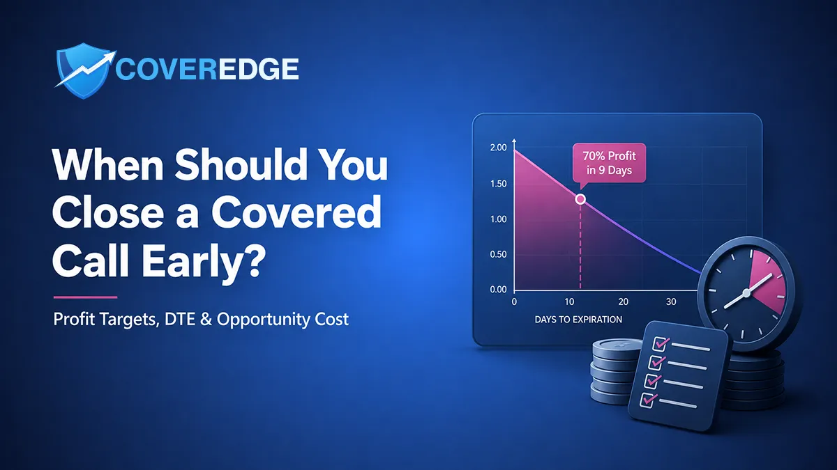 When Should You Close a Covered Call Early? Profit Targets, DTE & Opportunity Cost