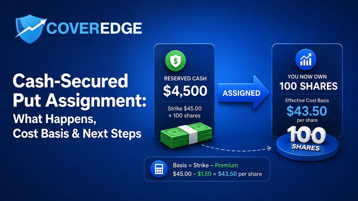 Cash-Secured Put Assignment: What Happens, Cost Basis & Next Steps