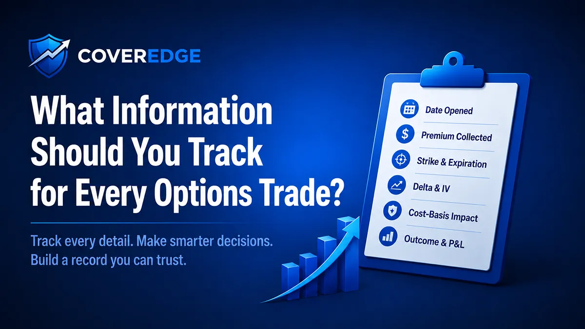 What Information Should You Track for Every Options Trade?